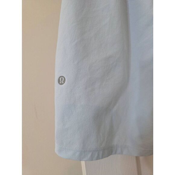 Lululemon License To Train Linerless 7" Shorts S Light Blue LM7APYS - Picture 6 of 10